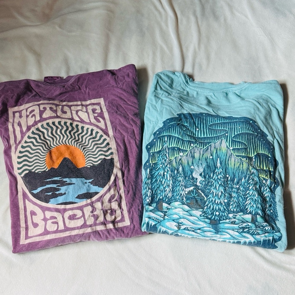 Nature Backs comfort colors long sleeve tees BUNDLE